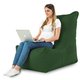 dunkelgrün Sitzsack Sessel XXL Plüsch