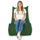 dunkelgrün Sitzsack Sessel XXL Plüsch