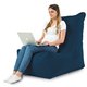 Marineblau Sitzsack Sessel XXL Plüsch