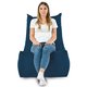 Marineblau Sitzsack Sessel XXL Plüsch