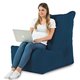 Marineblau Sitzsack Sessel XXL Plüsch