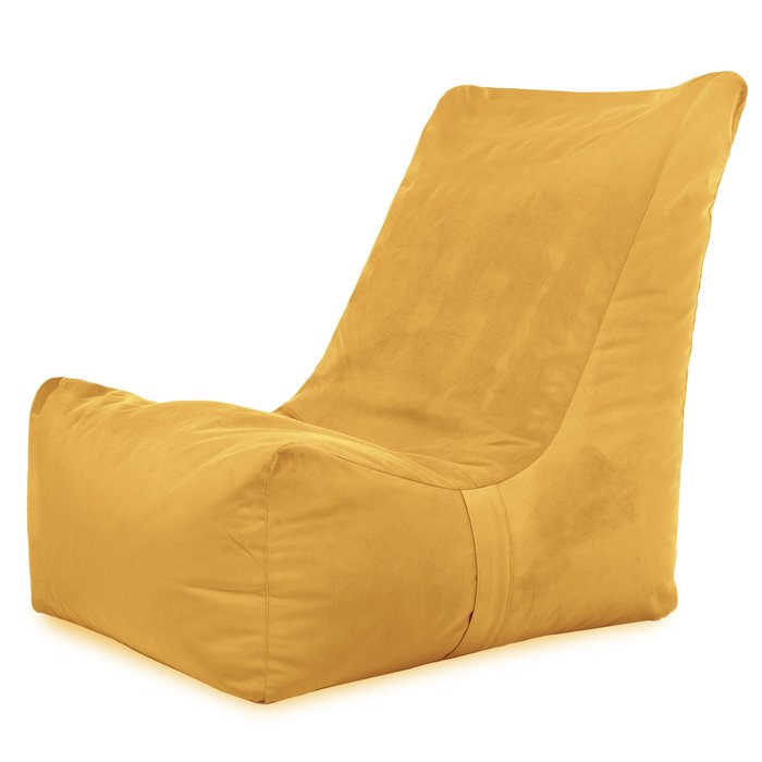 Senf Sitzsack Sessel XXL Plüsch