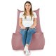 Puderrosa Sitzsack Sessel XXL Plüsch