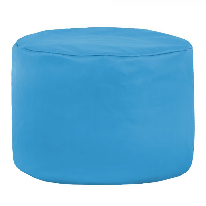 himmelblau Sitzwürfel Kunstleder Cilindro