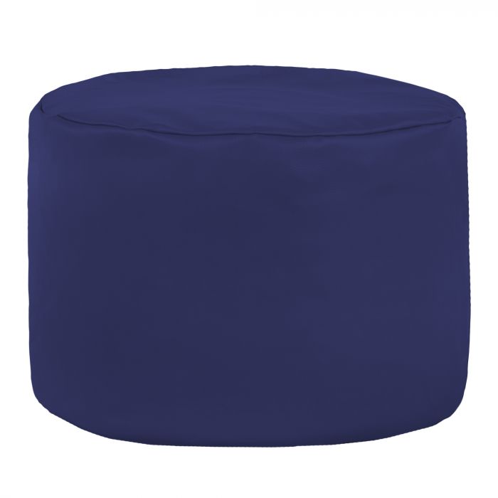 Marineblau Sitzwürfel Kunstleder Cilindro