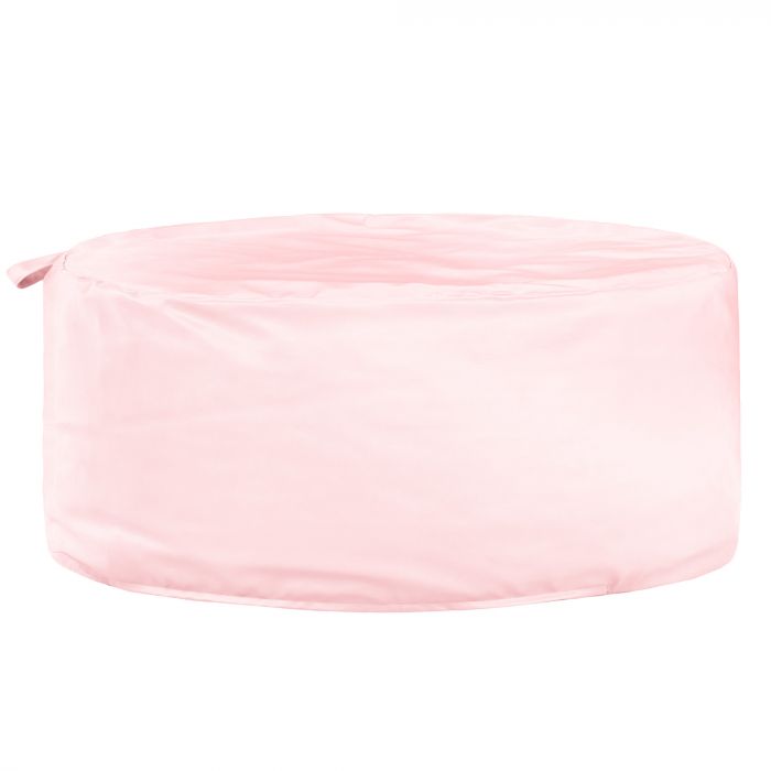 Metallic-Rosa Sitzpouf Kunstleder Circolo