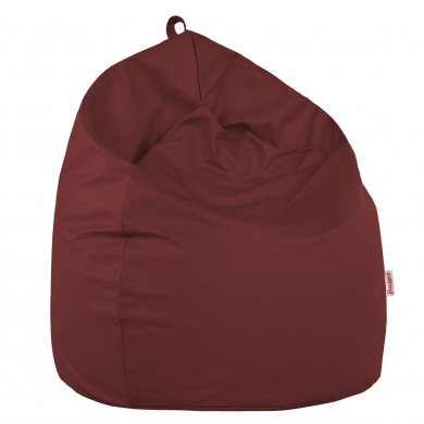 rotwein Sitzsack Kunstleder