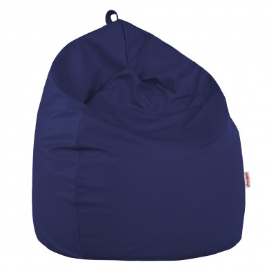 Marineblau Sitzsack Kunstleder