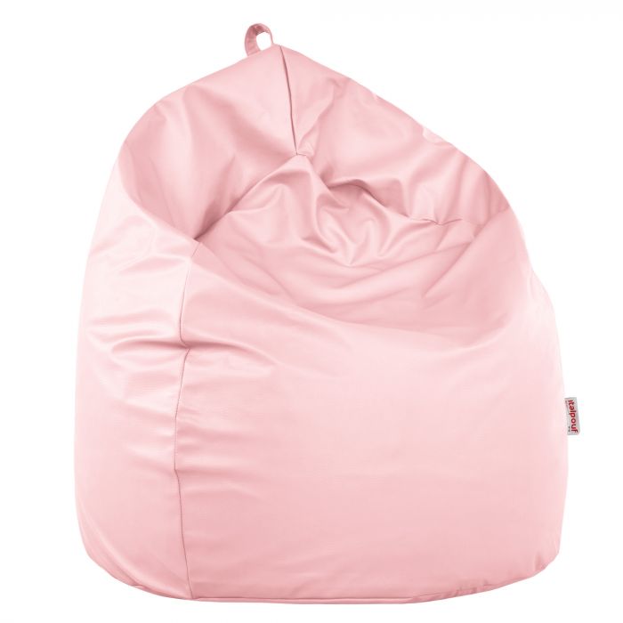 Metallic-Rosa Kindersitzsack Kunstleder