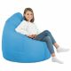 himmelblau Sitzsack XL Kunstleder