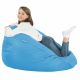 himmelblau Sitzsack XL Kunstleder