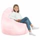 Metallic-Rosa Sitzsack XL Kunstleder