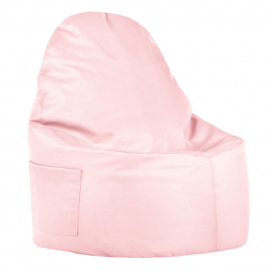 Sitzsack Sessel Porto Kunstleder Metallic-Rosa