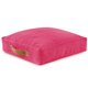 quadratisches Sitzkissen Plüsch rosa