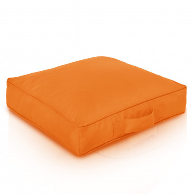 quadratisches Sitzkissen Outdoor orange