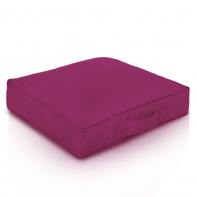 quadratisches Sitzkissen Outdoor fuchsie