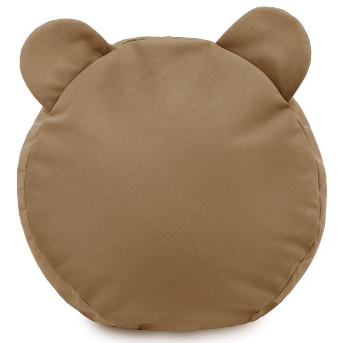 Fußbank Teddy Plüsch Beige