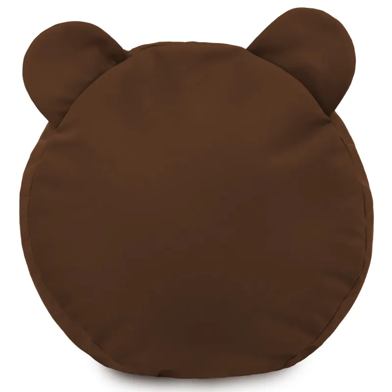 Runder Fußhocker für Kinder Teddy - Soft-Velours – Ansicht 2