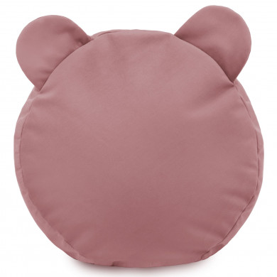 Fußbank Teddy Plüsch Puderrosa