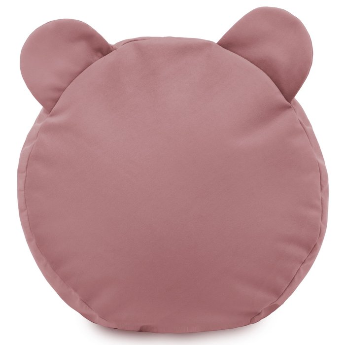 Fußbank Teddy Plüsch Puderrosa