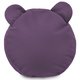 Fußbank Teddy Plüsch Violett