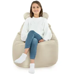 Weicher Teddy Sitzsack für gemütliche Kinderbereiche, stilvoll