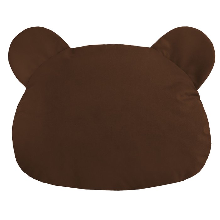 Kinderkissen Teddy Plüsch braun