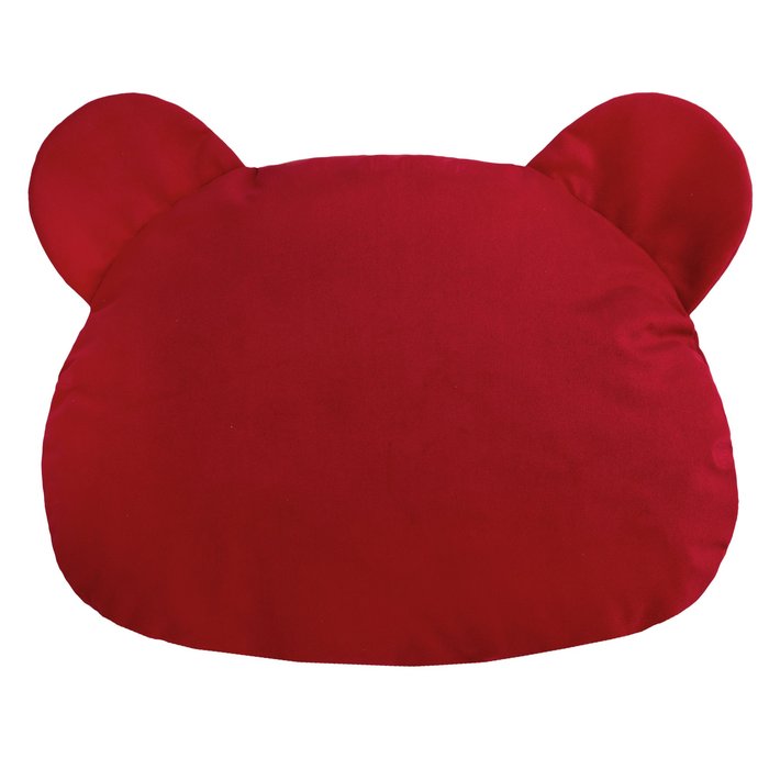 Kinderkissen Teddy Plüsch Rot