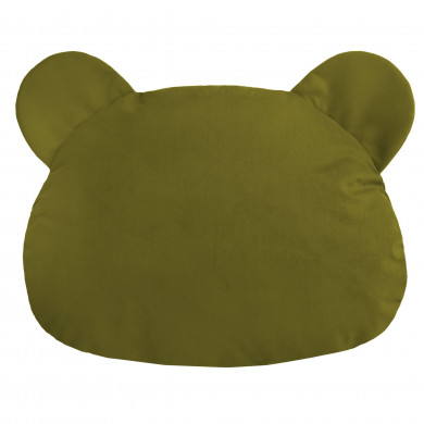 Kinderkissen Teddy Plüsch grün