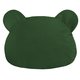 Kinderkissen Teddy Plüsch dunkelgrün