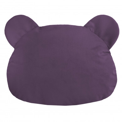 Kinderkissen Teddy Plüsch Violett