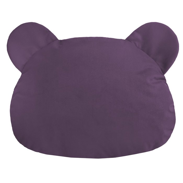 Kinderkissen Teddy Plüsch Violett