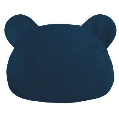 Kinderkissen Teddy Plüsch Marineblau