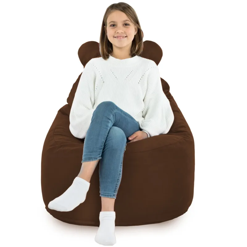 Kinder-Sitzsack-Sessel Teddy - Soft-Velours – Ansicht 49