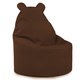 Sitzsack Sessel Teddy Plüsch Braun