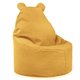 Sitzsack Sessel Teddy Plüsch Senf