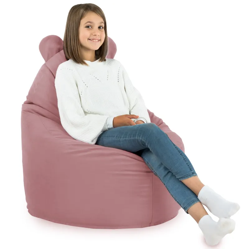 Kinder-Sitzsack-Sessel Teddy - Soft-Velours – Ansicht 35