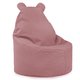 Sitzsack Sessel Teddy Plüsch Puderrosa