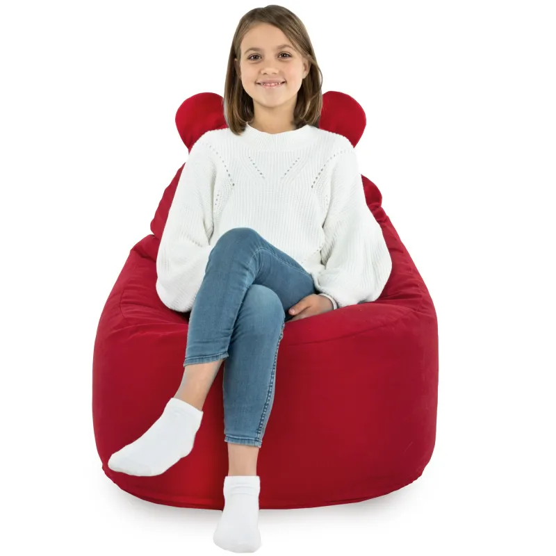 Kinder-Sitzsack-Sessel Teddy - Soft-Velours – Ansicht 53