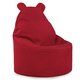 Sitzsack Sessel Teddy Plüsch rot