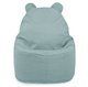 Sitzsack Sessel Teddy Plüsch minze