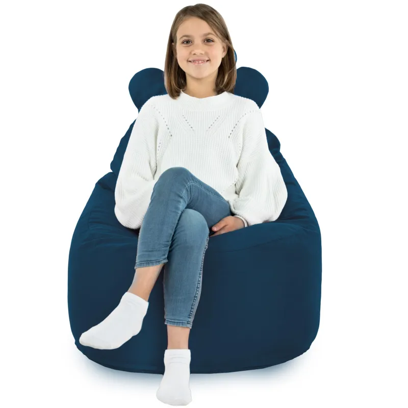 Kinder-Sitzsack-Sessel Teddy - Soft-Velours – Ansicht 58