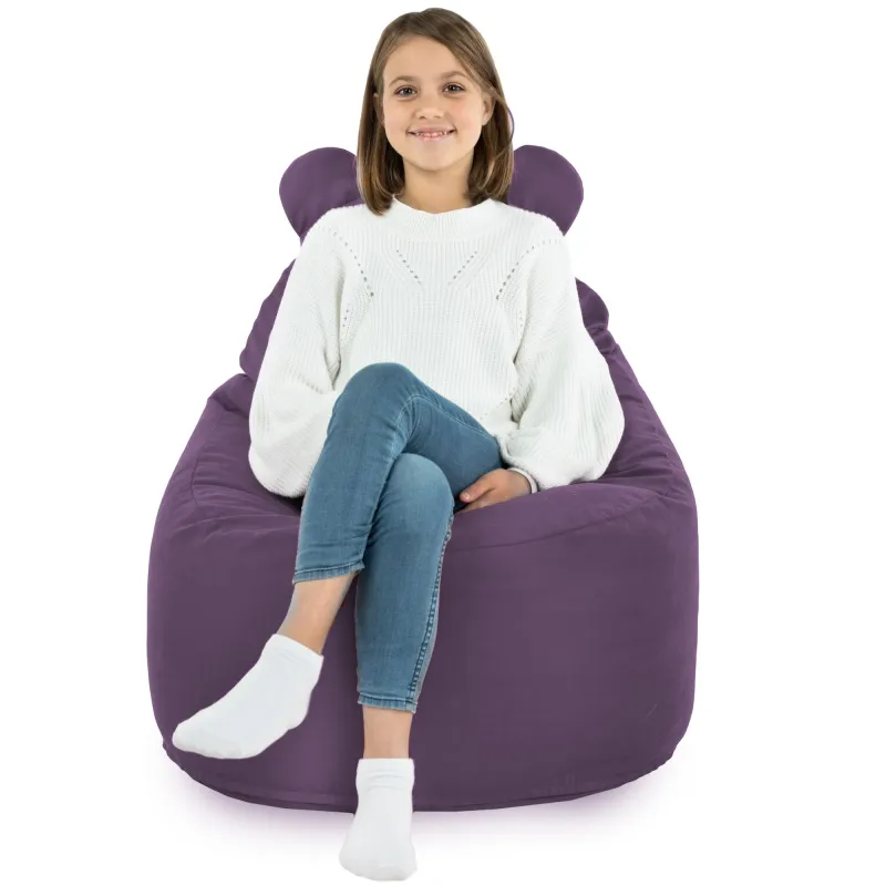 Kinder-Sitzsack-Sessel Teddy - Soft-Velours – Ansicht 59