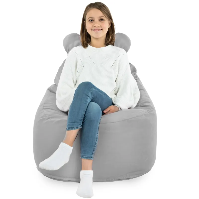 Kinder-Sitzsack-Sessel Teddy - Soft-Velours – Ansicht 60