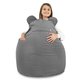 Sitzsack Sessel Teddy Plüsch stahl