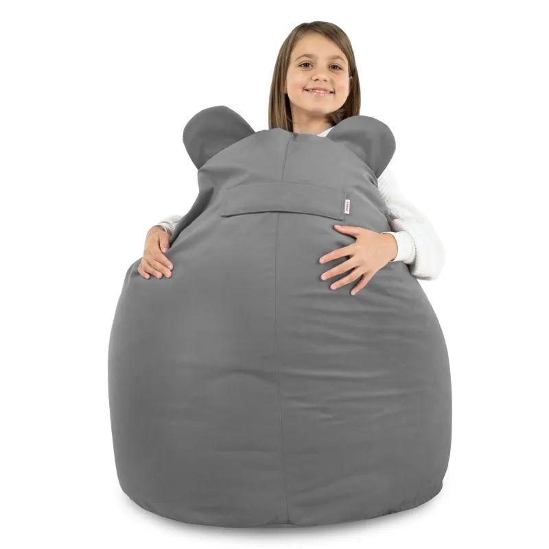 Kinder-Sitzsack-Sessel Teddy - Soft-Velours – Ansicht 77