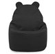 Sitzsack Sessel Teddy Plüsch schwarz