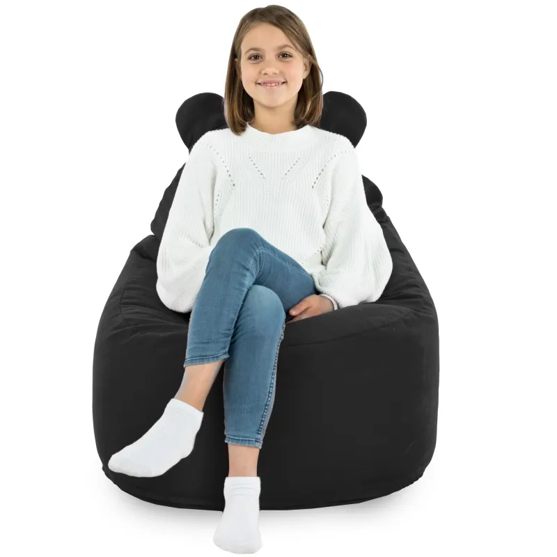 Kinder-Sitzsack-Sessel Teddy - Soft-Velours – Ansicht 64
