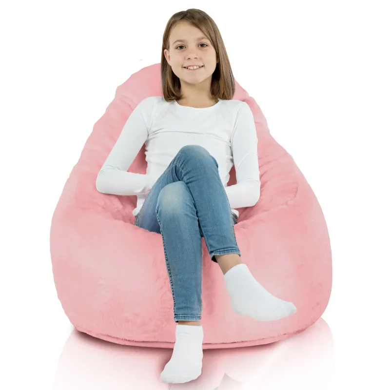 Smart Kompakt-Sitzsack Porto - Yeti Kunstfell – Ansicht 8