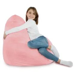 Smart Kompakt-Sitzsack Porto - Yeti Kunstfell – Ansicht 9
